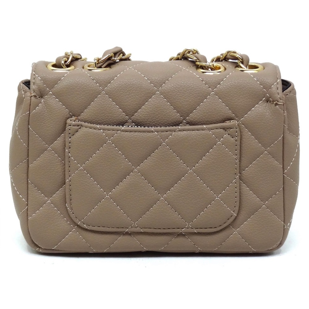 Quilted Tan Mini Bag - Picture 5 of 8